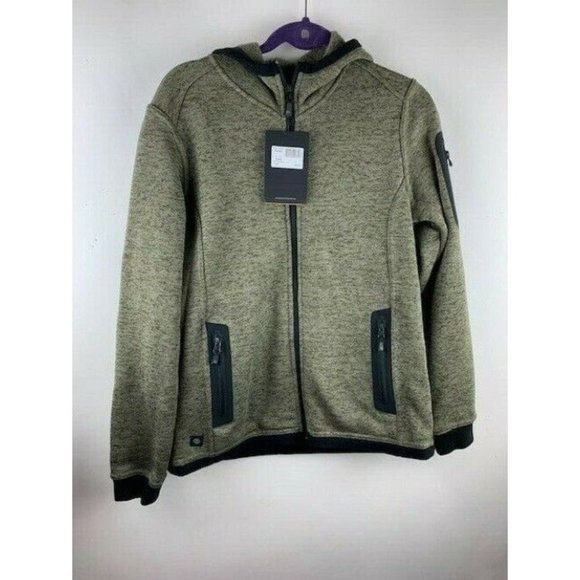 Stormtech Mens Fleece Sweater Hoodie Gray Full Zip NWT - Picture 1 of 6